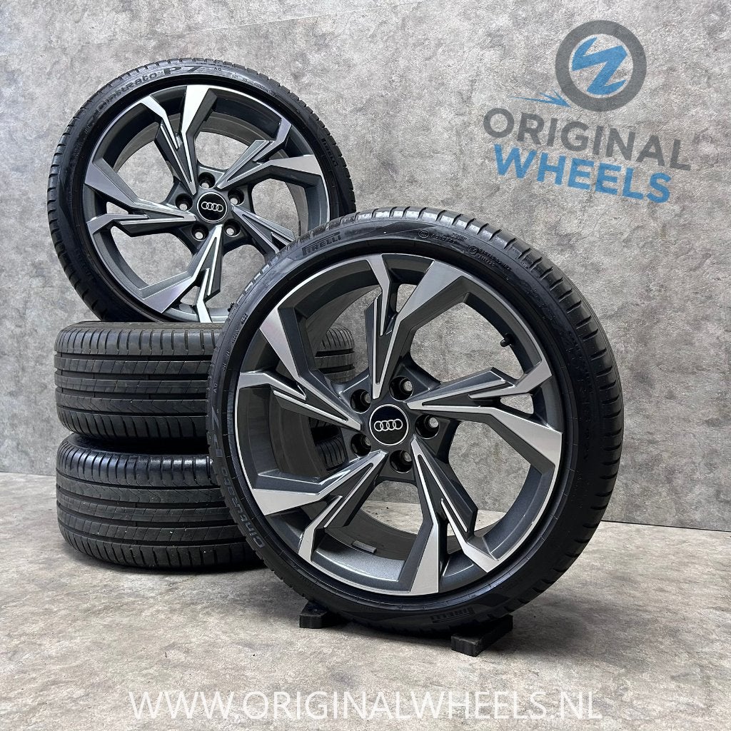 18 inch originele velgen + zomerbanden Audi A3 S3 8Y, Gebruikt, Banden en Velgen, Ophalen of Verzenden, Personenwagen