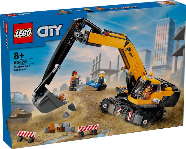 Lego City 60420 - Gele Graafmachine NIEUW IN DOOS, Ophalen of Verzenden, Nieuw, Complete set, Lego