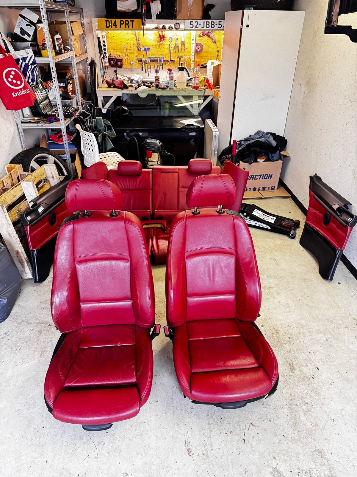 BMW E92 Origineel Rood Lederen Interieur Compleet, Auto-onderdelen, Ophalen, Gebruikt, BMW