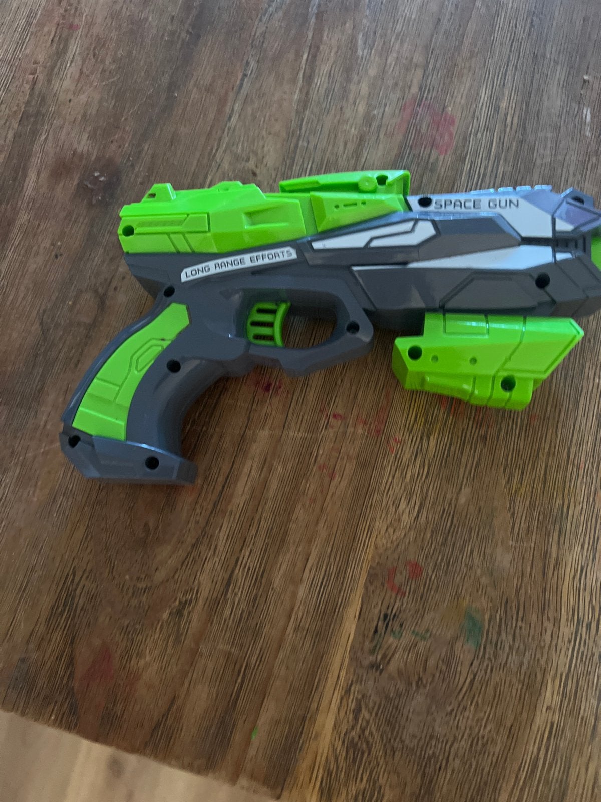 Space Gun Speelgoedpistool Groen, Ophalen of Verzenden, Gebruikt, Jongen of Meisje