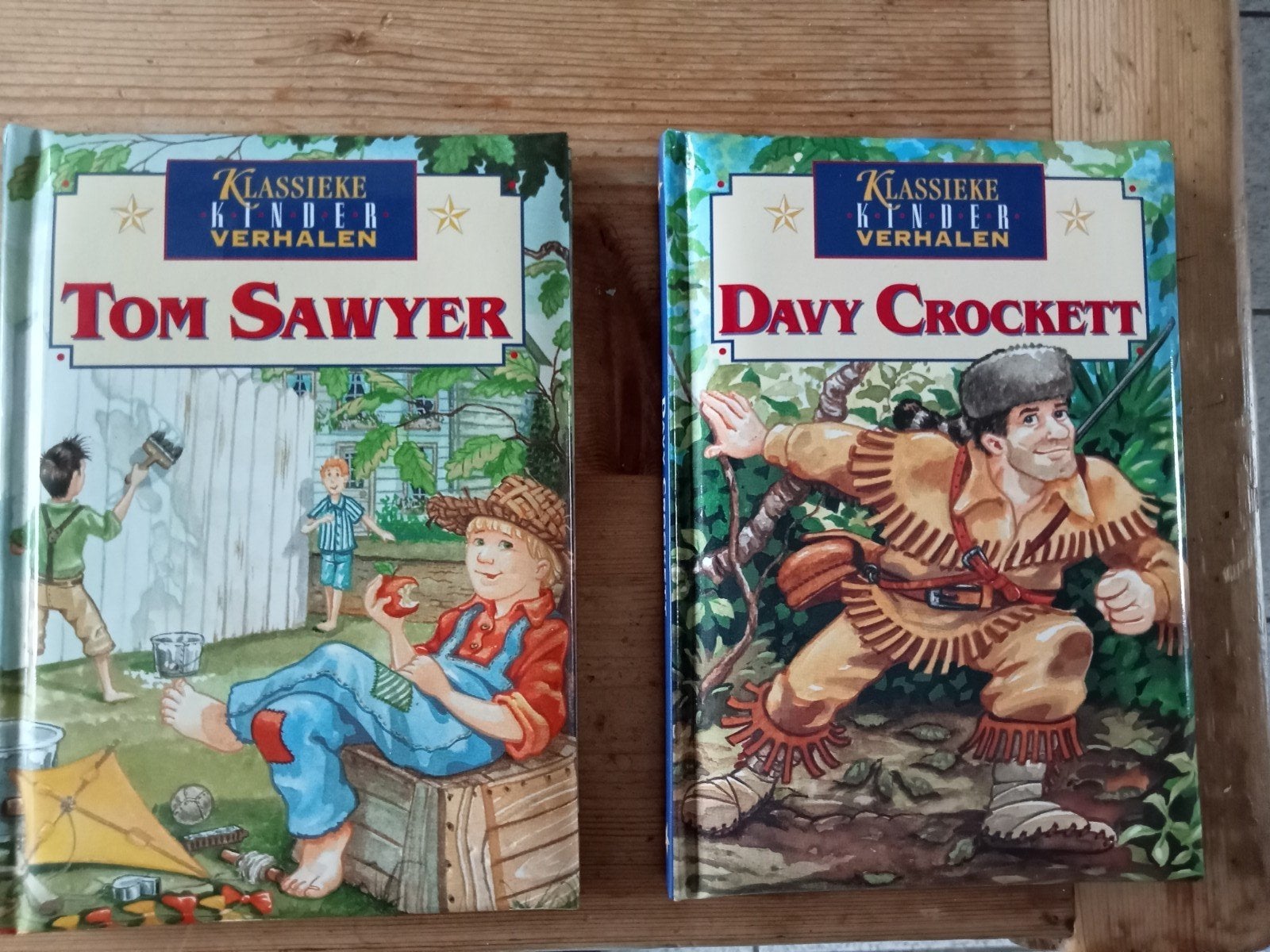 Klassieke Kinderverhalen: Tom Sawyer & Davy Crockett, Boeken, Ophalen of Verzenden, Zo goed als nieuw, Diverse auteurs, Fictie algemeen