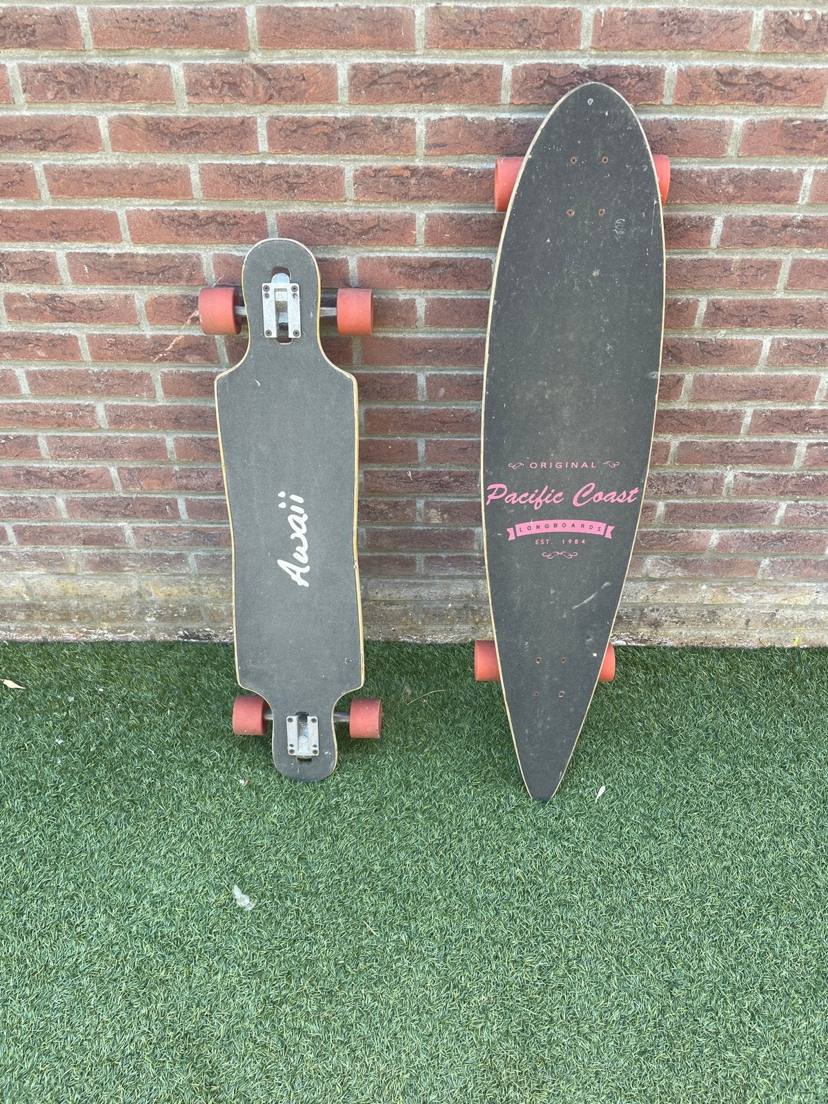 Set van 2 Longboards: Awaii en Pacific Coast, Ophalen, Gebruikt, Skateboard, Longboard