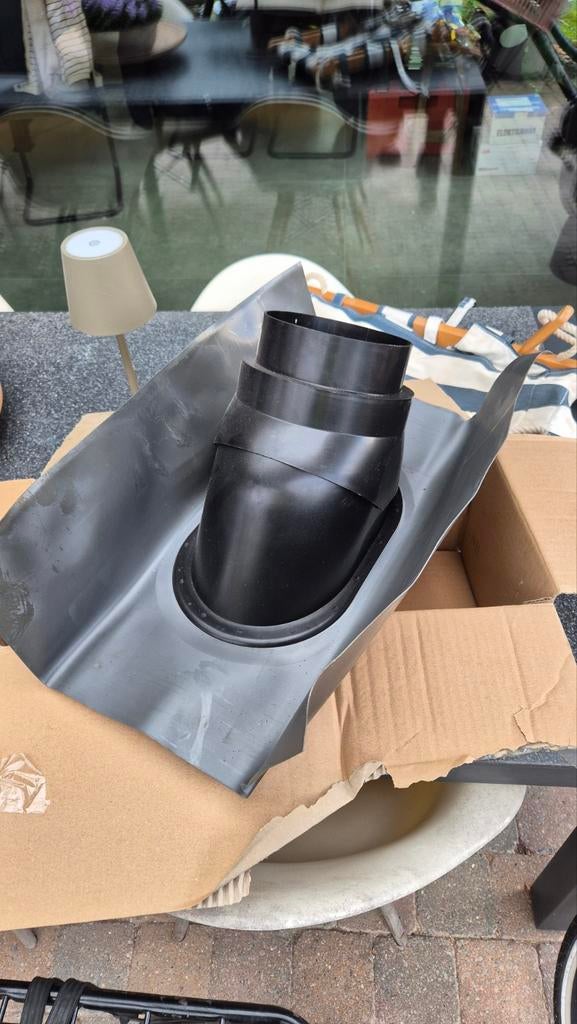 Burgerhout dakdoorvoer PP F140 Zwart, Kunststof, Zwart, Overige typen, Nieuw