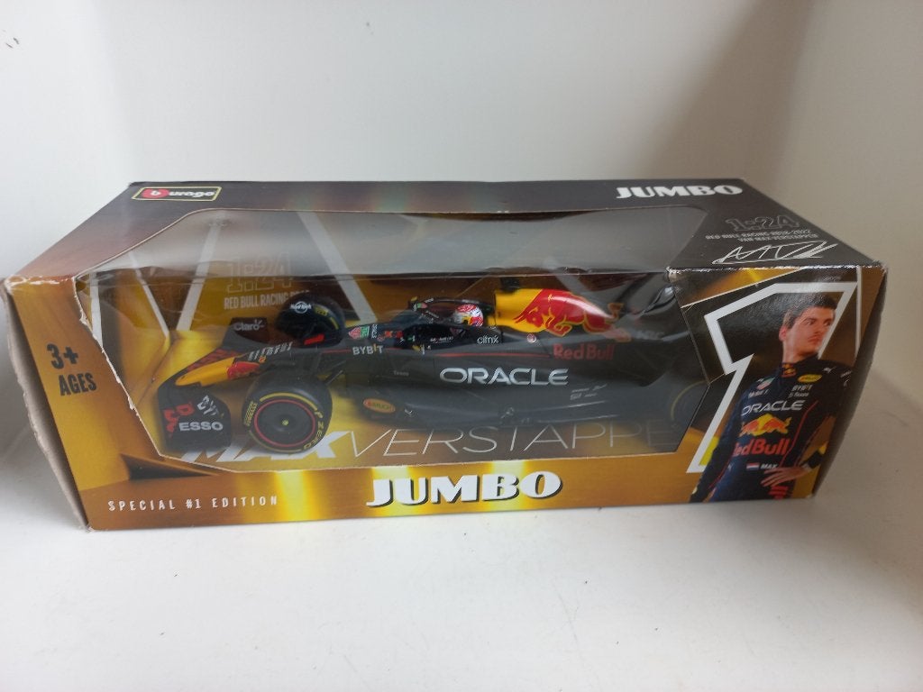 Max Verstappen 2022 Red Bull Jumbo 1:24 Bburago 116, Hobby en Vrije tijd, Ophalen of Verzenden, Nieuw, Auto, Bburago