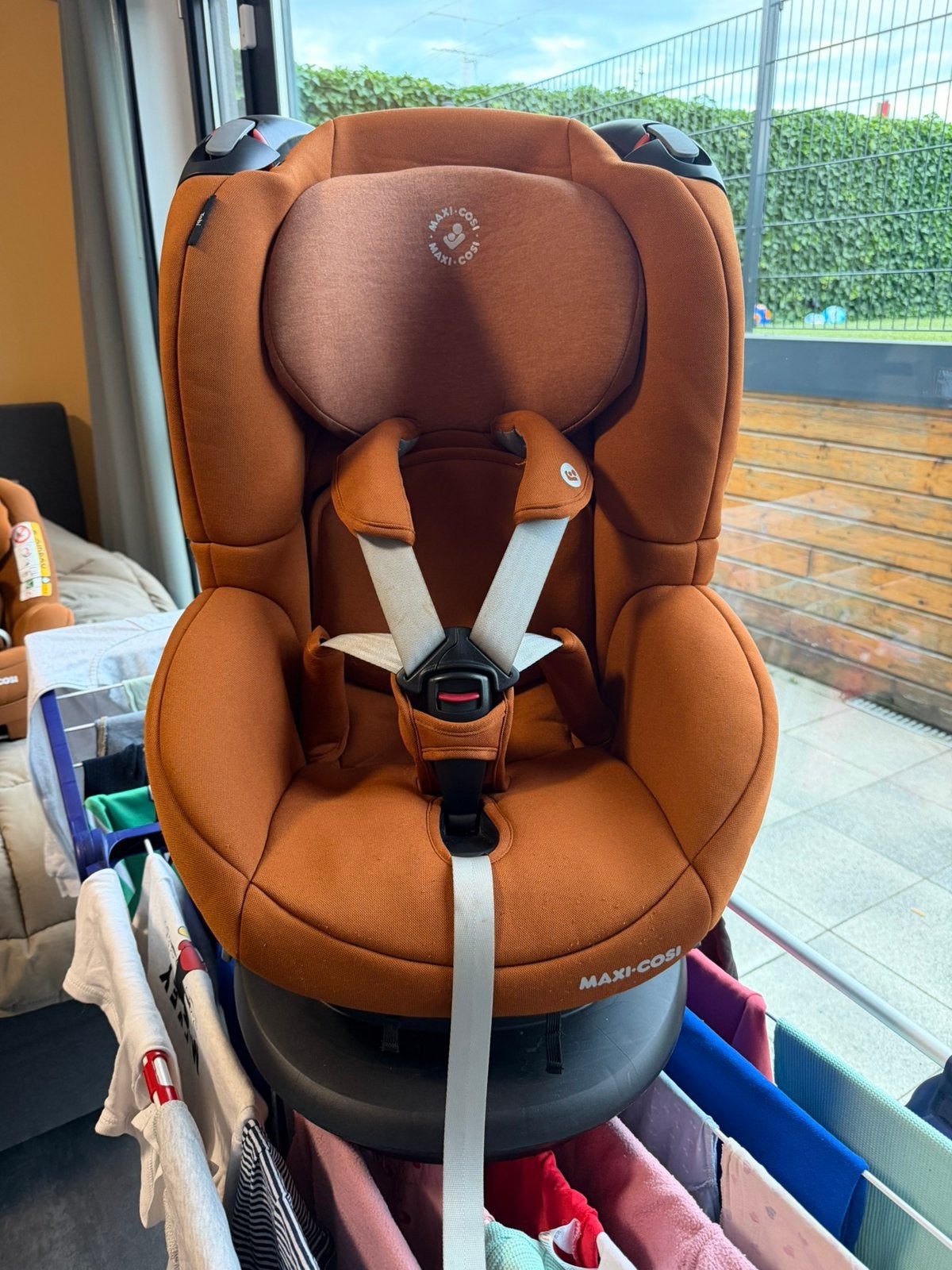 Te koop maxi cosi tobi cognac, Kinderen en Baby's, Autostoeltjes, Ophalen, Autogordel, 9 t/m 18 kg, Zo goed als nieuw