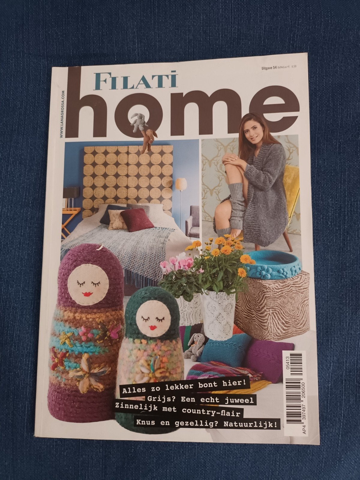 Filati Home nr. 54 - Brei- en haakpatronen, Ophalen of Verzenden, Zo goed als nieuw, Breien en Haken