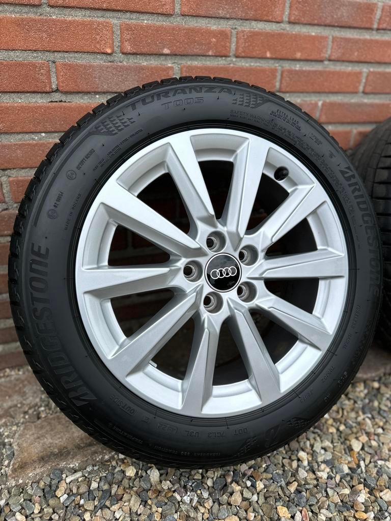 Originele Audi A1 velgen incl zomerbanden zomerset, 16 inch, Banden en Velgen, Ophalen of Verzenden, 195 mm
