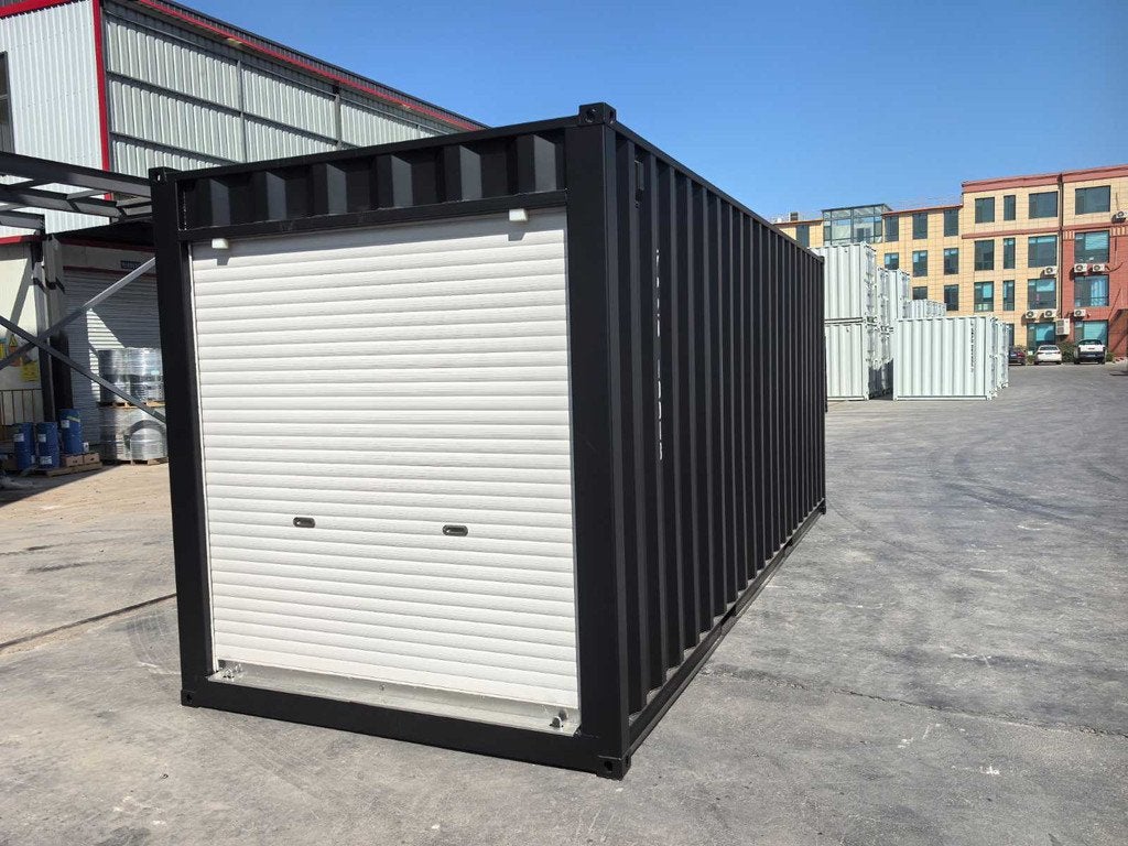 Rhino-Cross-Containers 14ft Zeecontainer met roldeur