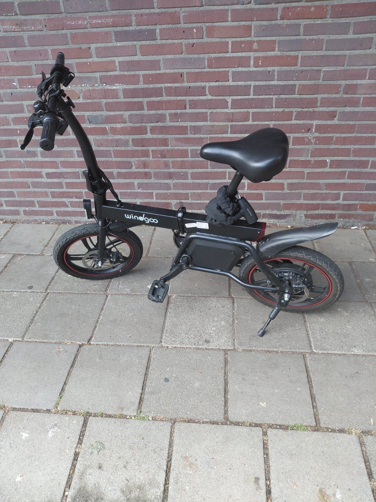 Windgoo b20 pro in goede staat (lees beschrijving), 14 tot 16 inch, Zo goed als nieuw, Totaal opvouwbaar, Schijfrem