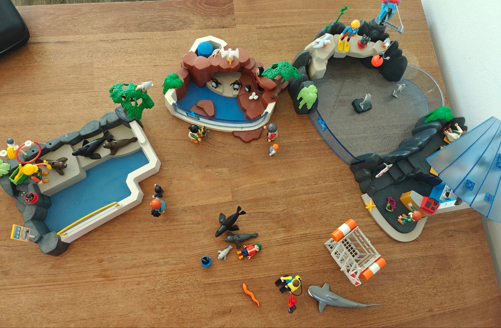 Playmobil Dolfinarium + Pinguin- en Zeehondenverblijf e.d., Ophalen, Gebruikt, Complete set, Overige typen