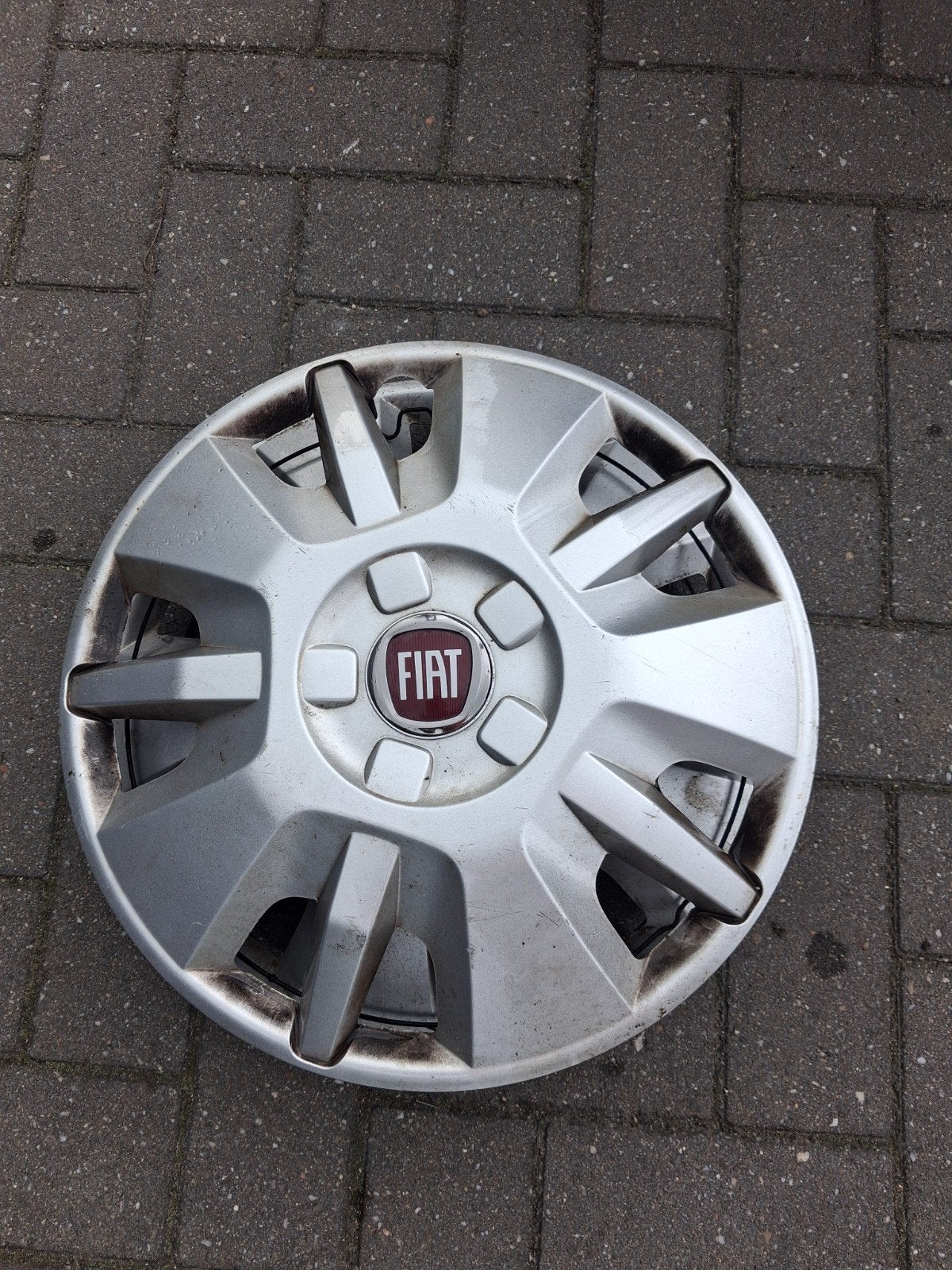Set van 3 Fiat wieldoppen, Auto diversen, Wieldoppen, Ophalen of Verzenden, Gebruikt