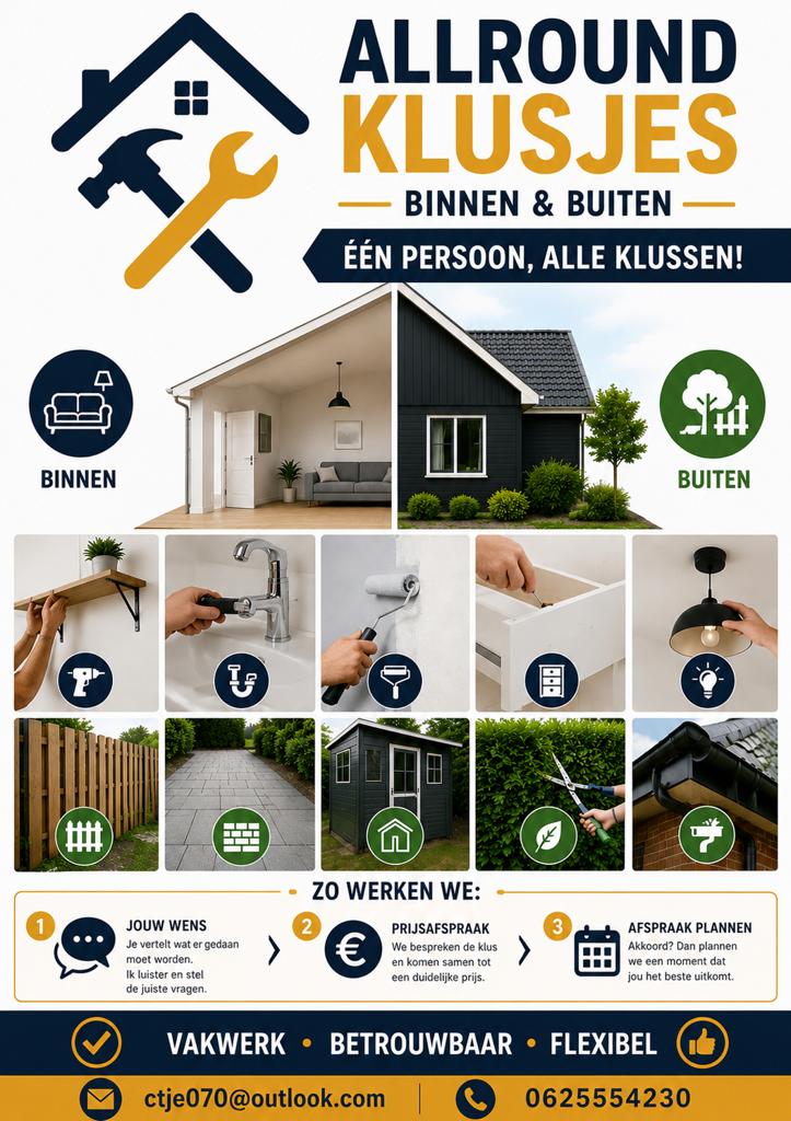 Allround klusser, Boeken, Ophalen of Verzenden