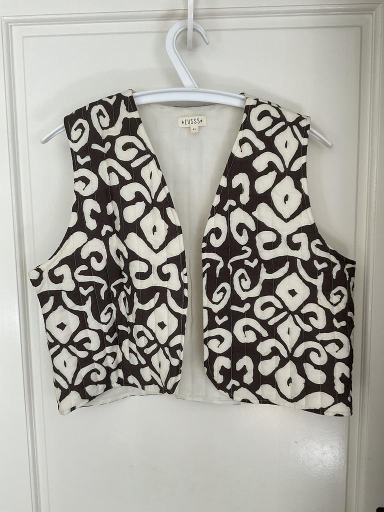 Leuke gilet van zusss,xl, Ophalen of Verzenden, Zo goed als nieuw, Maat 46/48 (XL) of groter