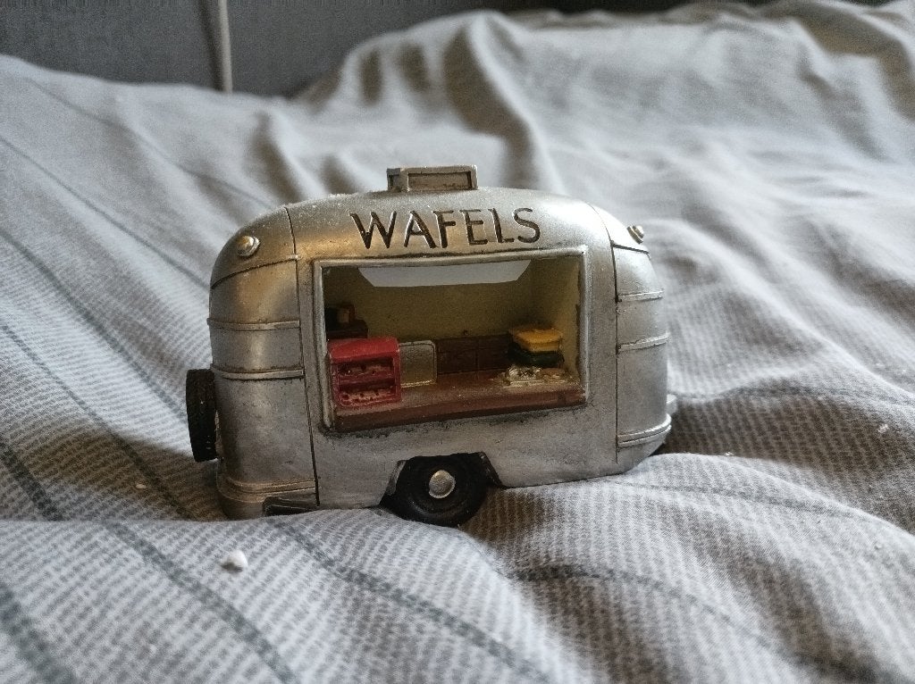 kersthuisje foodtruck wafels, Diversen, Kerst, Ophalen, Gebruikt