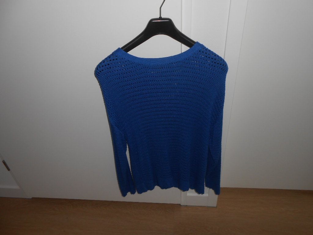 Leuke kobalt blauwe trui maat L van Lidya, Maat 42/44 (L), Ophalen of Verzenden, Zo goed als nieuw, Lidya