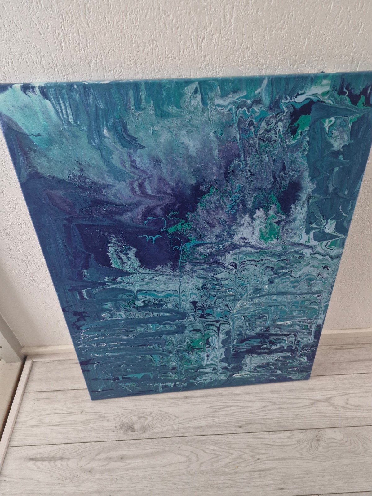 Abstracte kunst: Oceaanstroming, Ophalen of Verzenden