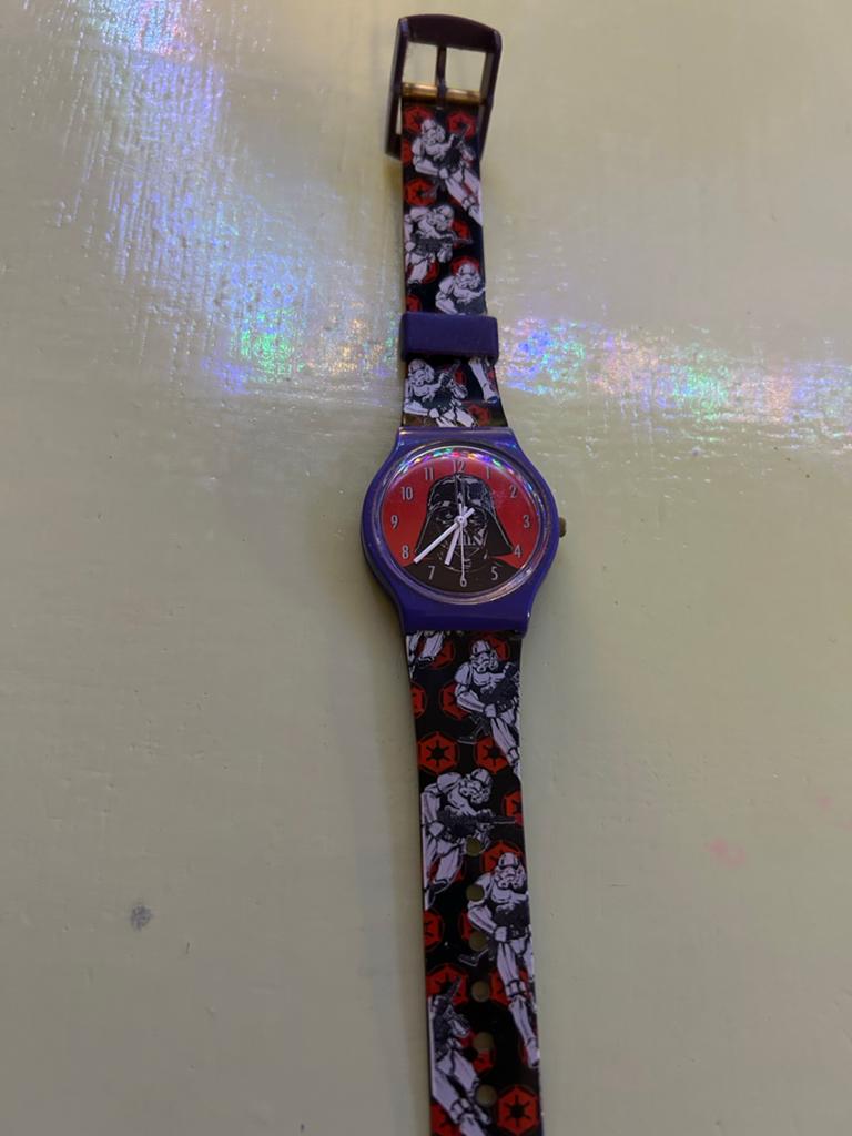 Star Wars Darth Vader & Stormtrooper Horloge - Swatch Stijl, Ophalen of Verzenden, Gebruikt