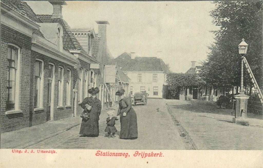 378-369-003 Grijpskerk Stationsweg, Verzenden, Voor 1920, Groningen