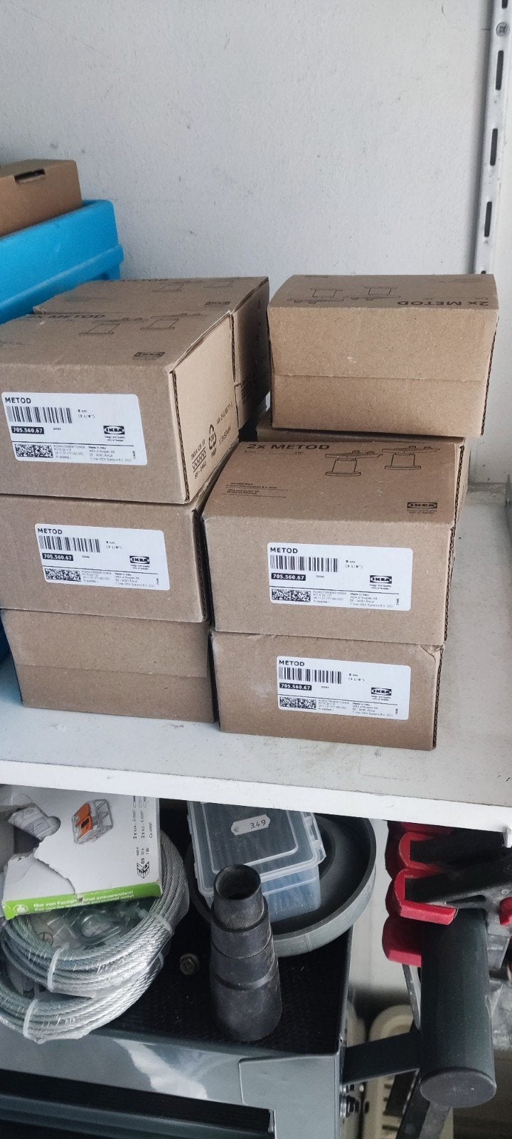 IKEA METOD Poten 8 cm (11x2 stuks), Ophalen, Nieuw