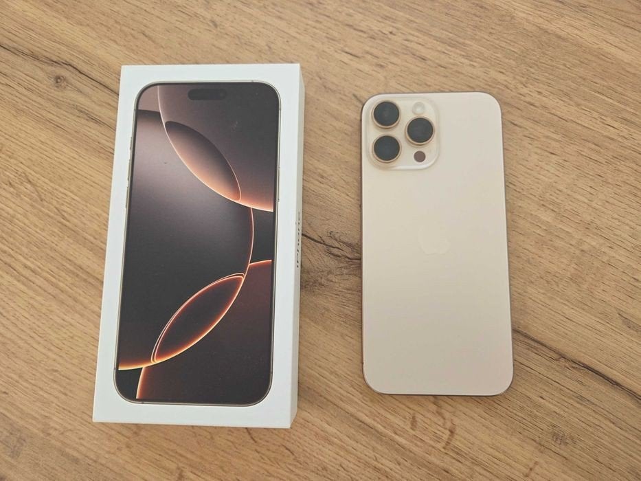 iPhone 16 Pro Max 1TB Desert Titanium – Zo goed als nieuw, Telecommunicatie, Ophalen, Zo goed als nieuw, Zonder simlock, Zonder abonnement