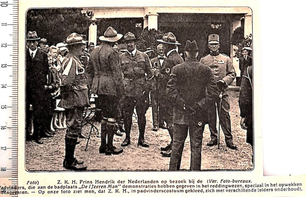 Scouting 1924; prins Hendrik bij padvinders in Den Bosch, Verzenden, Voor 1940, Gebruikt, Overige onderwerpen