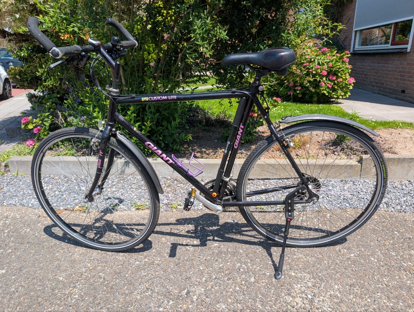 Giant Custom Lite Vintage Frame 59-60 cm mountainbike hybrid, 28 inch, Gebruikt, Velgrem, 15 tot 20 versnellingen