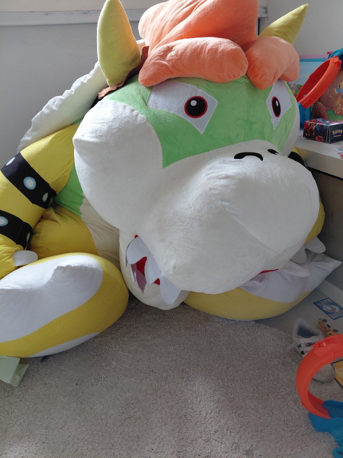 Grote Bowser Knuffel - Super Mario, Kinderen en Baby's, Speelgoed | Knuffels en Pluche, Gebruikt, Overige typen, Ophalen of Verzenden