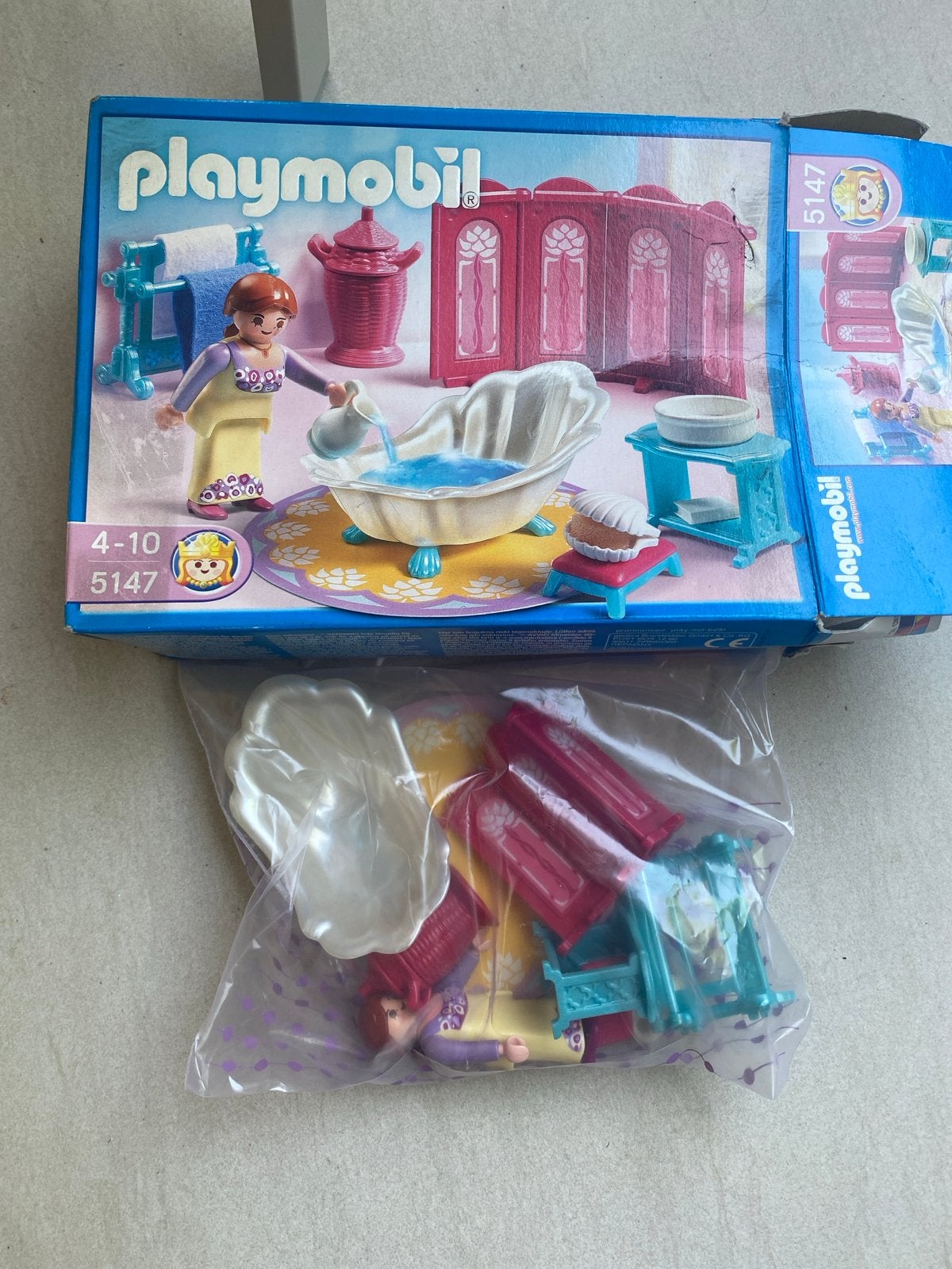 Playmobil 5147 Prinses met badkuip en accessoires, Ophalen, Complete set, Zo goed als nieuw, Princess