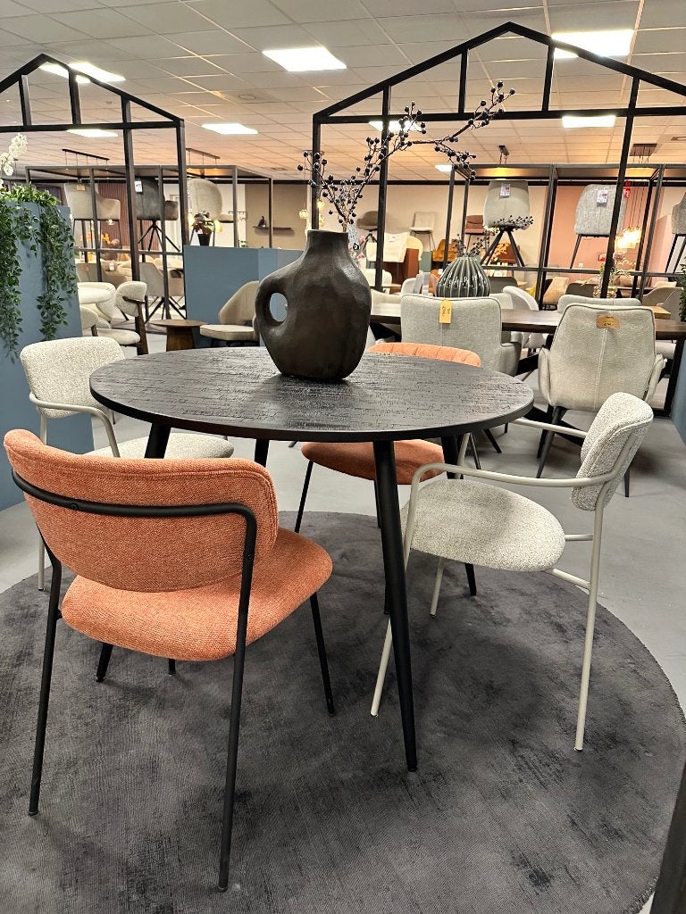 4x schoolstoel - set stoelen - eetkamerstoelen 4 stuks, Ophalen, Nieuw, Vier, Stof