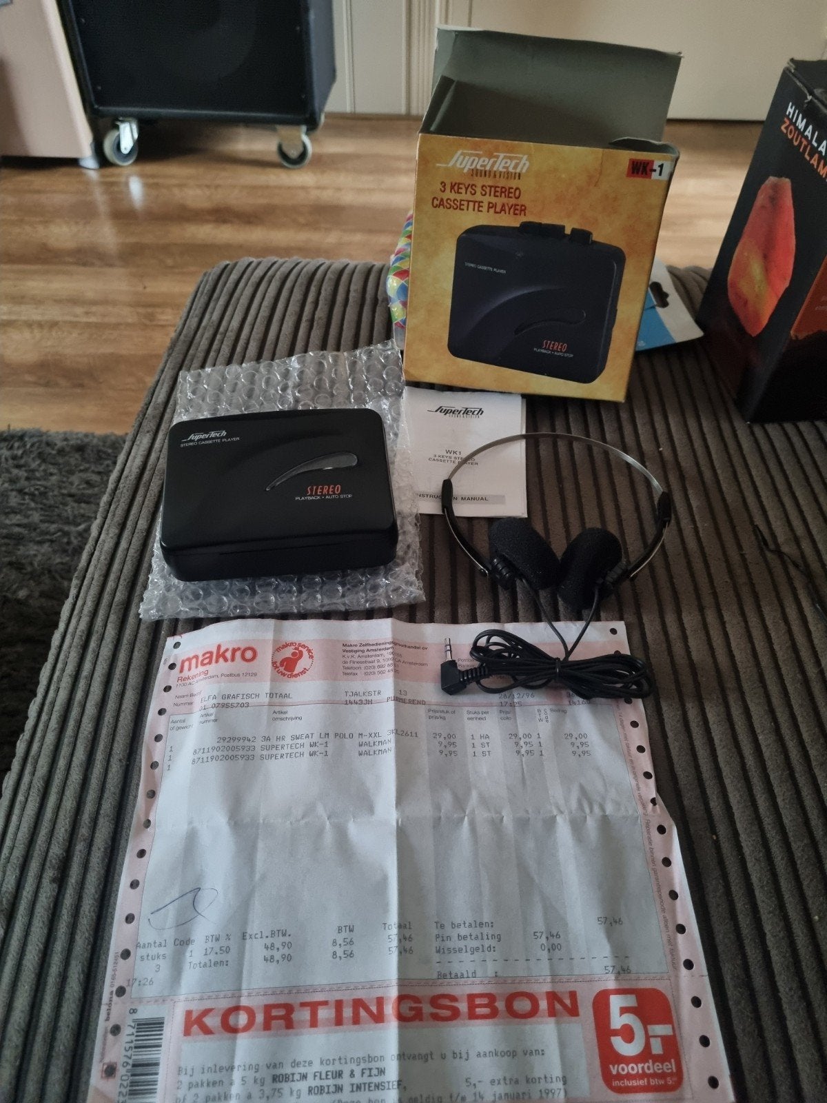 Supertech WK-1 Stereo Cassette Player - Nieuwstaat, Ophalen of Verzenden, Walkman