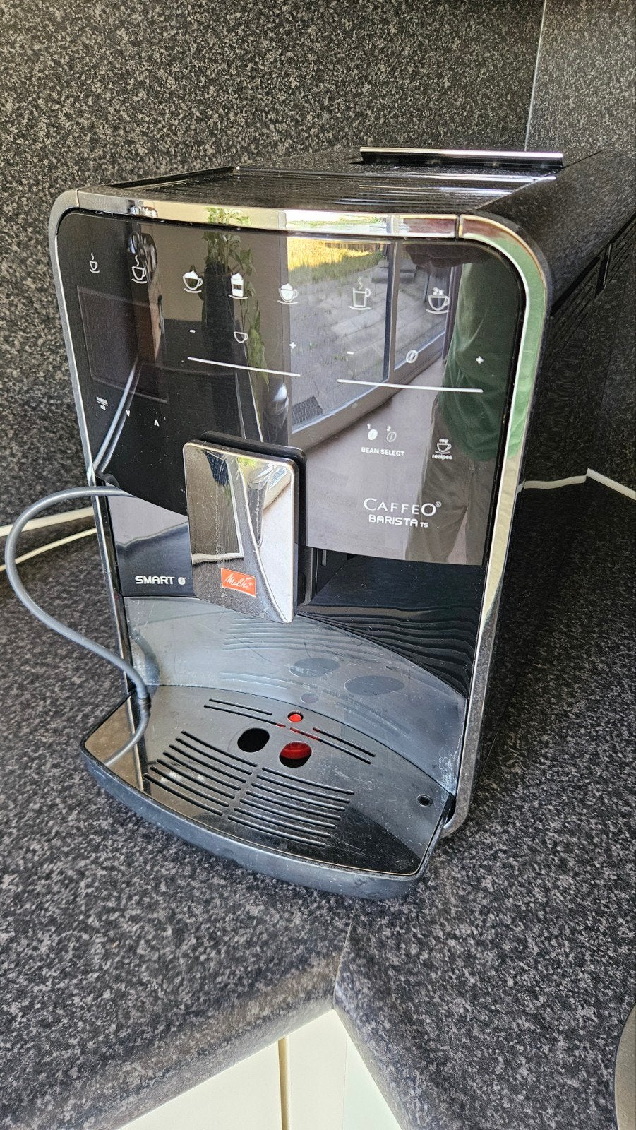 Melitta Barista TS Smart F85/0-102 Zwart Koffiemachine, Ophalen, Afneembaar waterreservoir, Gebruikt, 10 kopjes of meer