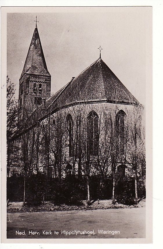 Hippolytushoef - Wieringen- (NH) Ned. Herv. Kerk 1948., Ophalen, 1940 tot 1960, Ongelopen, Noord-Holland