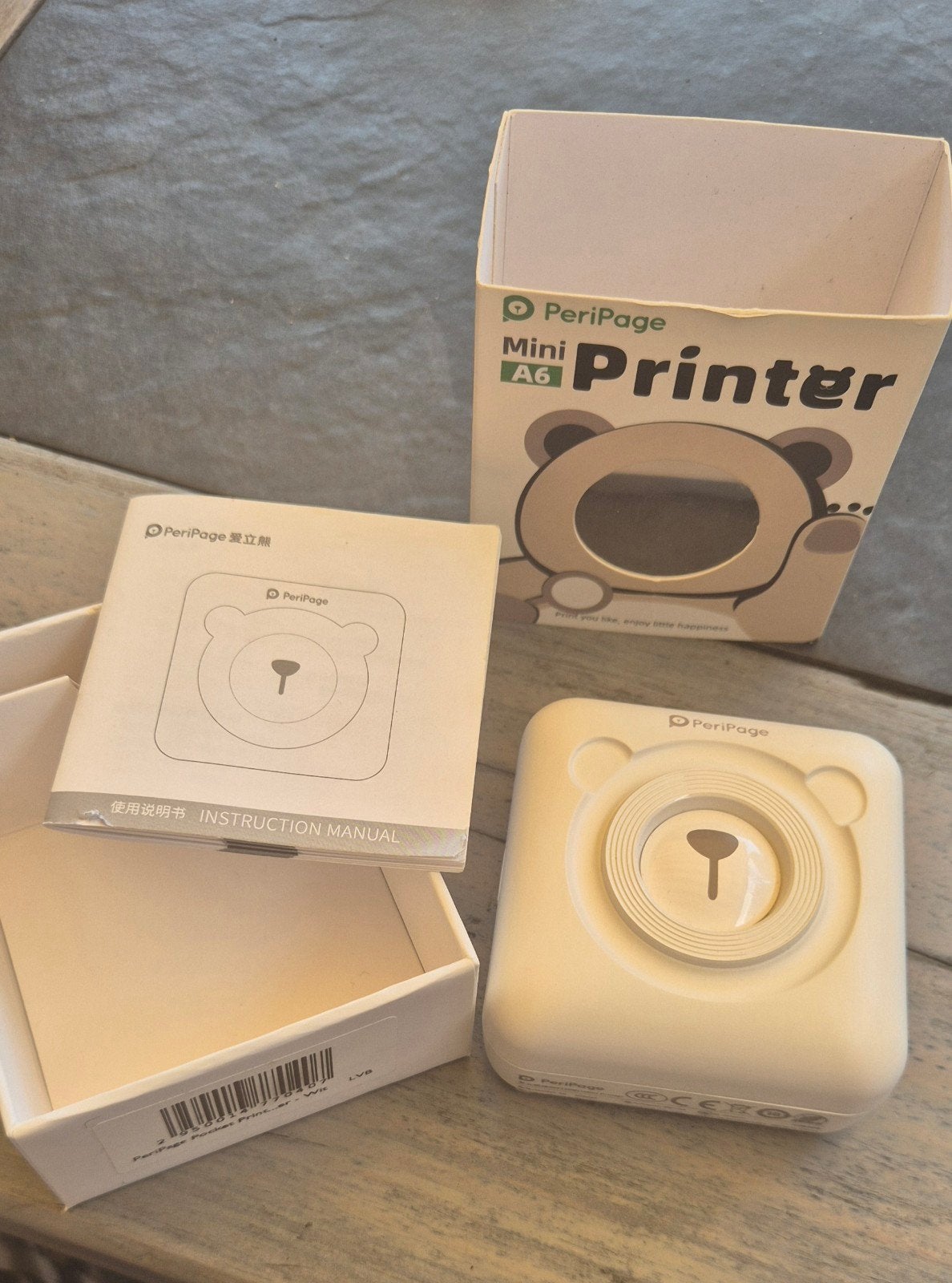 Mini Foto printer , makkelijk om overal mee naar toe te neme, Computers en Software, Pocketprinters, Ophalen of Verzenden, Zo goed als nieuw