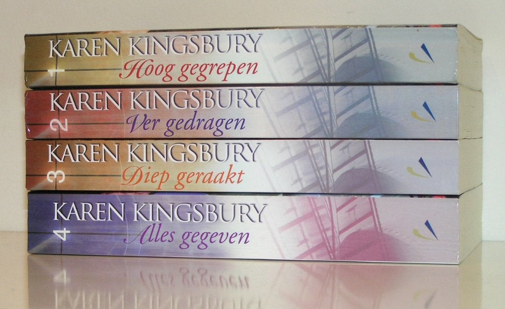 Karen Kingsbury - Het witte doek (4delige serie christelijk), Boeken, Ophalen of Verzenden, Zo goed als nieuw