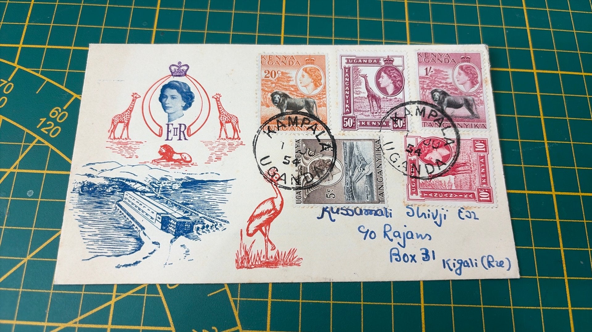 Prachtige fdc Kenya Uganda, Verzenden, Overige landen
