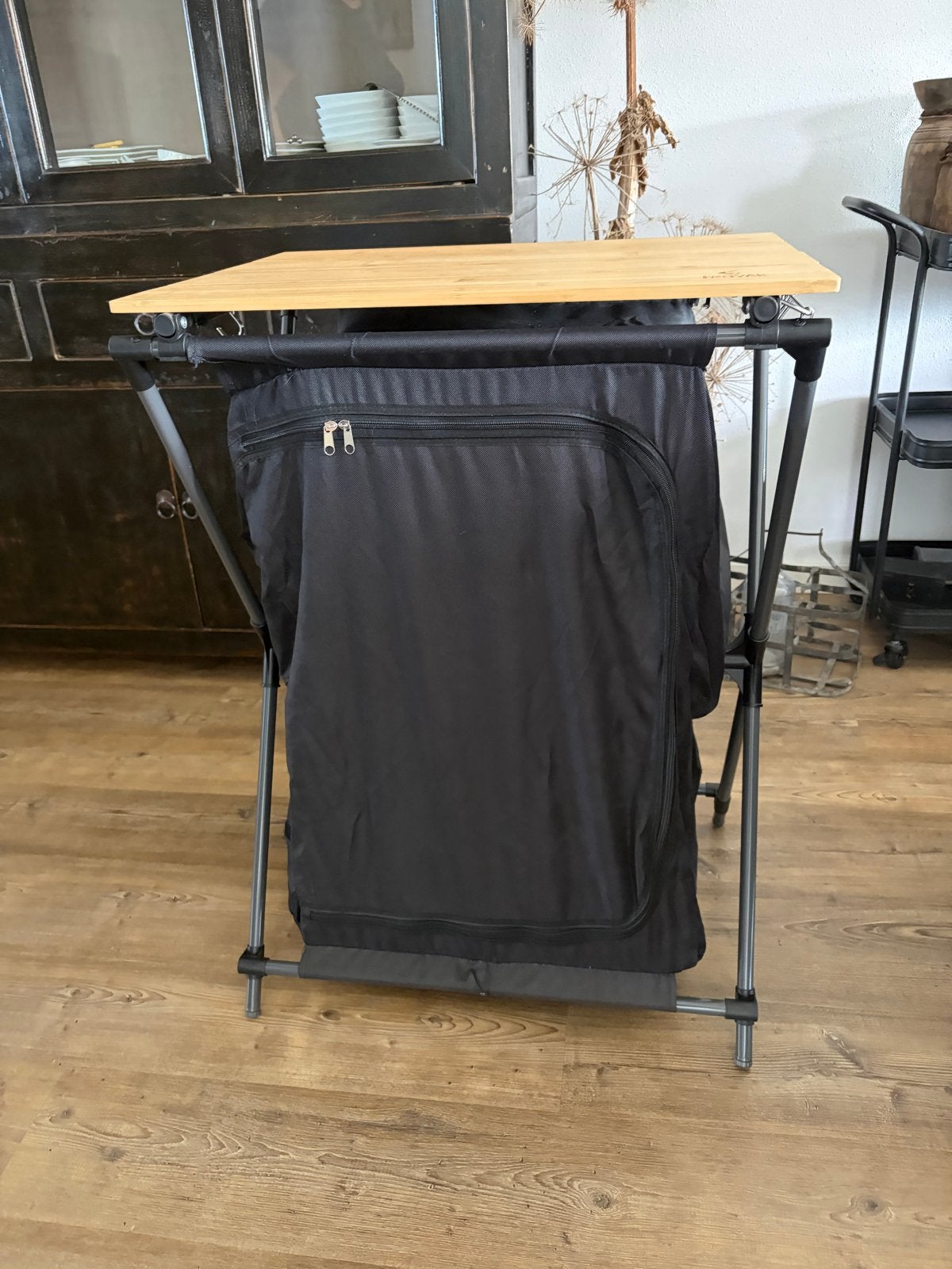 Froyak Campingkast met Bamboe Blad - Zo goed als nieuw, Ophalen of Verzenden, Zo goed als nieuw