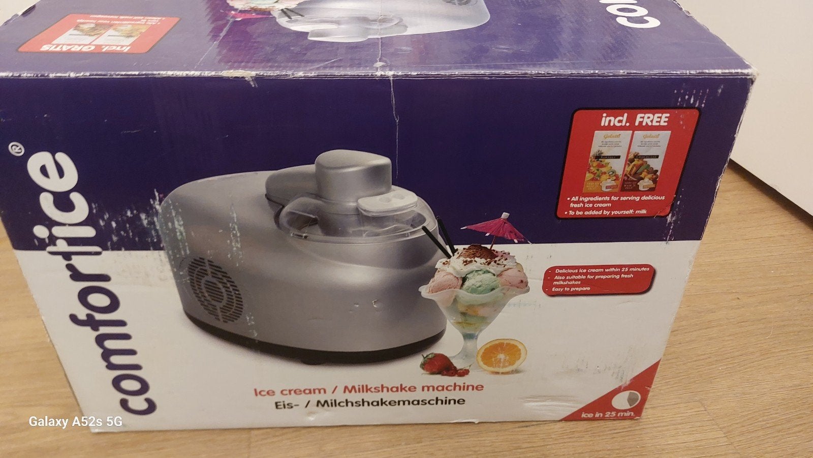 Comfortice IJsmachine / Milkshake machine, Witgoed en Apparatuur, Ophalen of Verzenden, Zo goed als nieuw