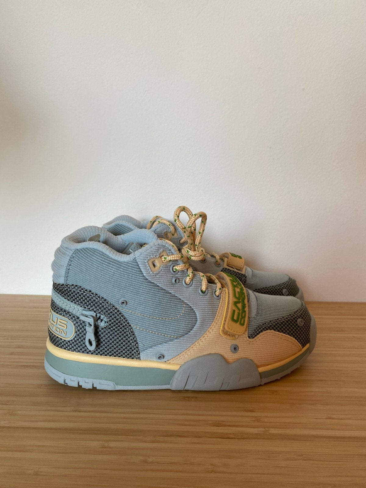 Nike Air Trainer 1 SP Travis Scott Cactus Jack Grey Haze 36, Ophalen of Verzenden, Zo goed als nieuw, Blauw