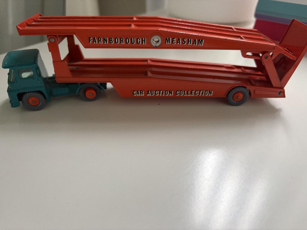 Matchbox Guy Warrior Car Transporter, Ophalen of Verzenden, Zo goed als nieuw, Bus of Vrachtwagen, Matchbox