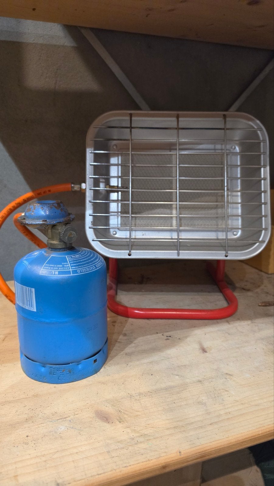 Campinggaz kachel met volle gasfles, Ophalen, Gebruikt