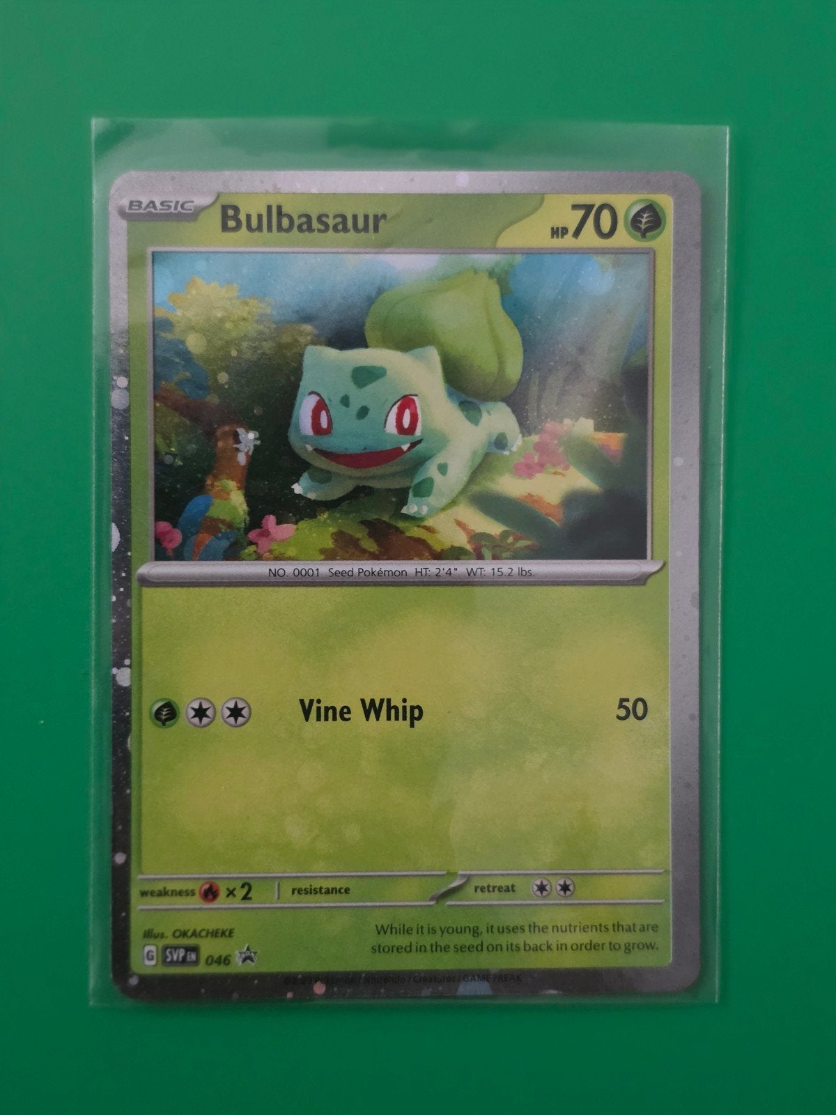Bulbasaur 046 Promo Holo, Ophalen of Verzenden, Zo goed als nieuw, Losse kaart