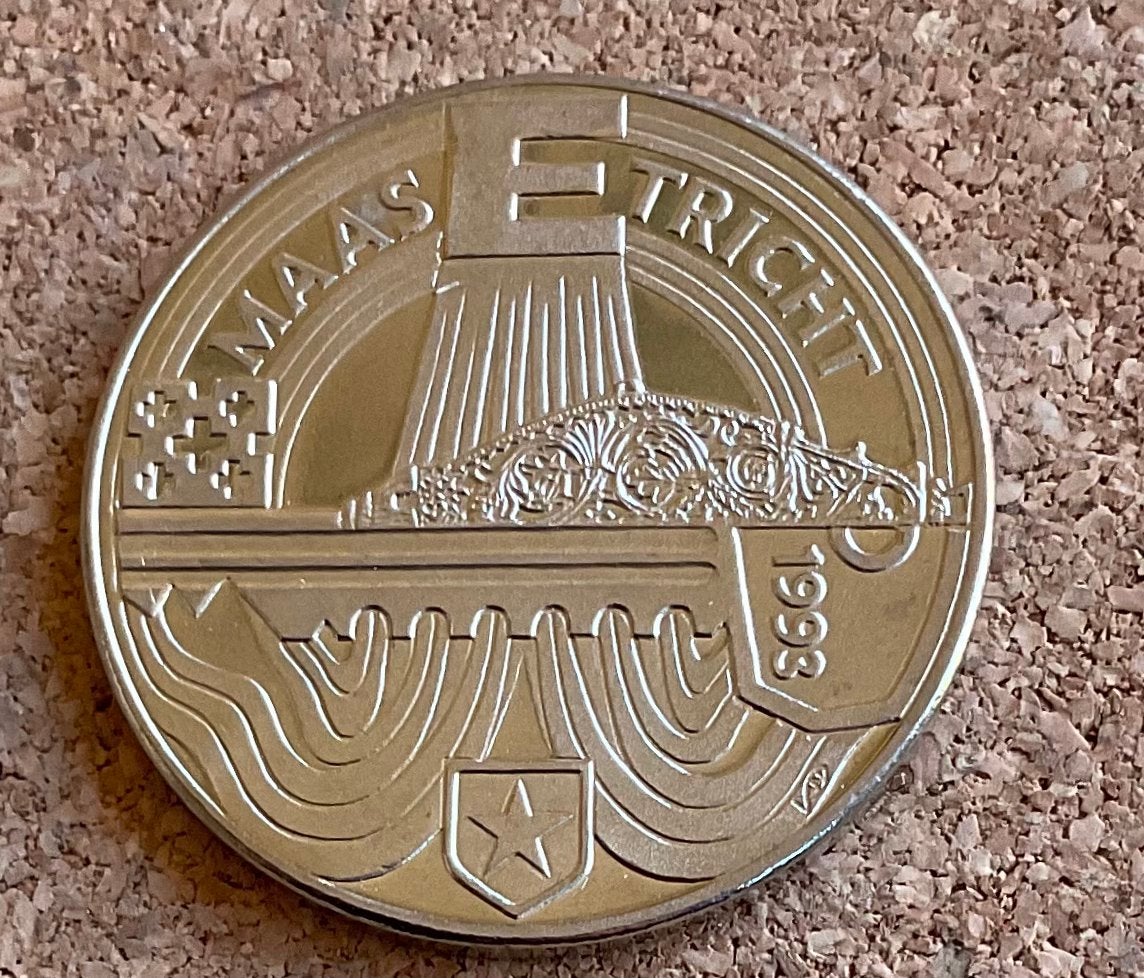 Penning - Nederland 10 ECU - MAASTRICHT 1993, Postzegels en Munten, Ophalen of Verzenden, Overige materialen, Nederland
