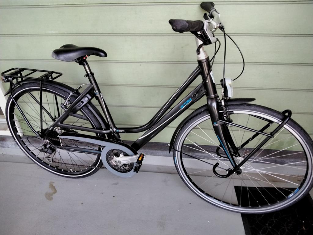 Trekking Tour Damesfiets 24V 50 cm Rijklaar!, 28 inch, Velgrem, Zo goed als nieuw, Ophalen