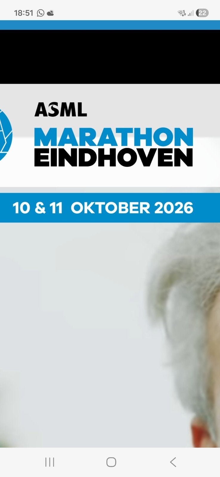 Ticket ASML Marathon Eindhoven, Eén persoon