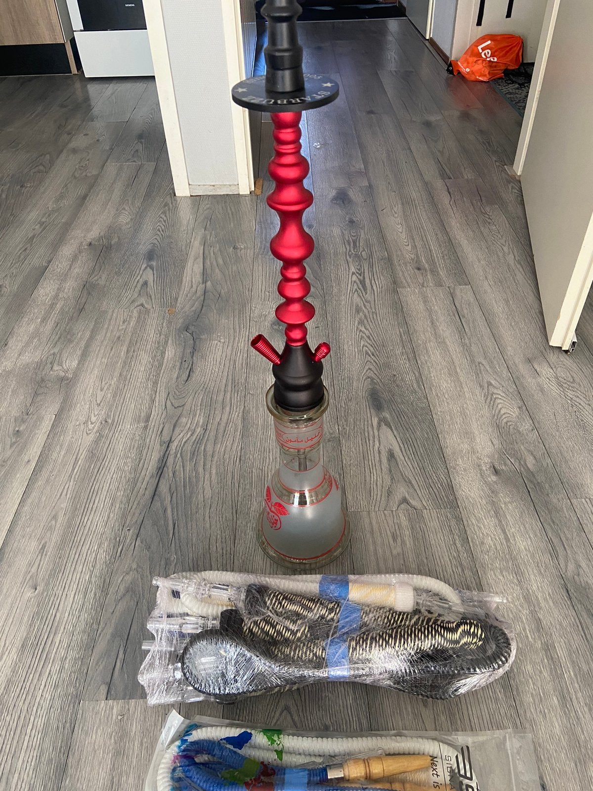 Grote waterpijp ( Shisha ) Khalil mamoon, Ophalen, Zo goed als nieuw, (Water)pijp