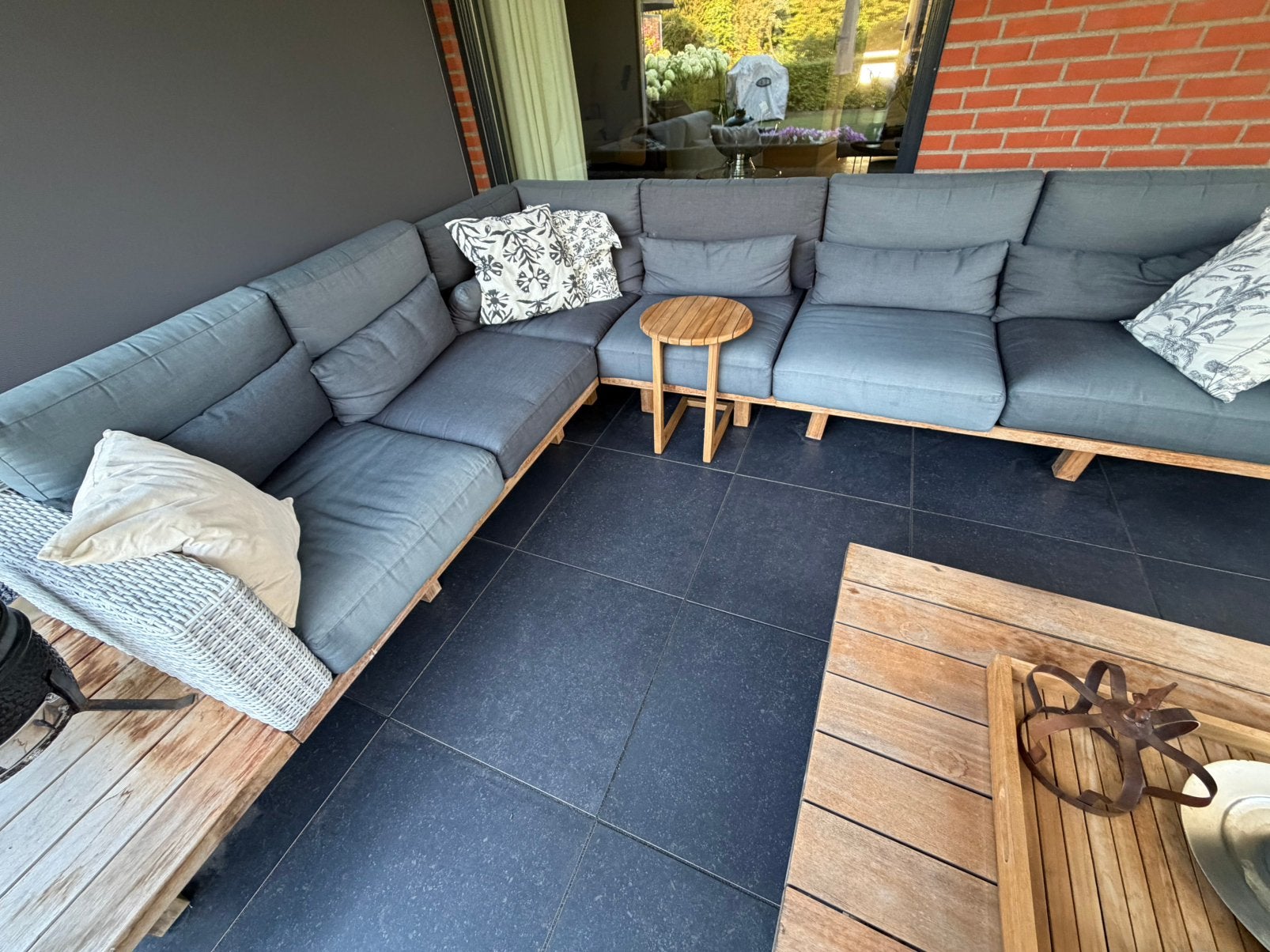 Loungeset, Tuin en Terras, Tuinsets en Loungesets, Ophalen of Verzenden, Zo goed als nieuw, Teakhout