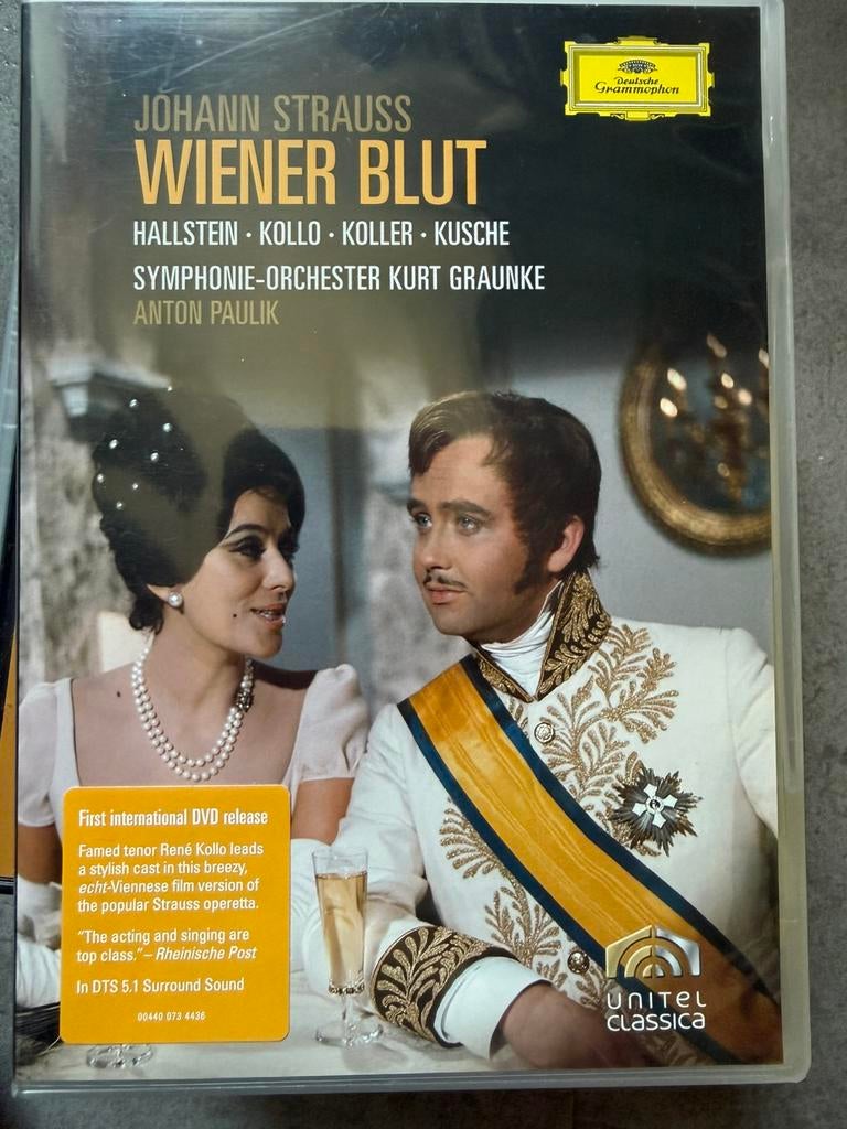 Wiener blut johan strauss opera klassiek dvd, Alle leeftijden, Ophalen of Verzenden, Zo goed als nieuw