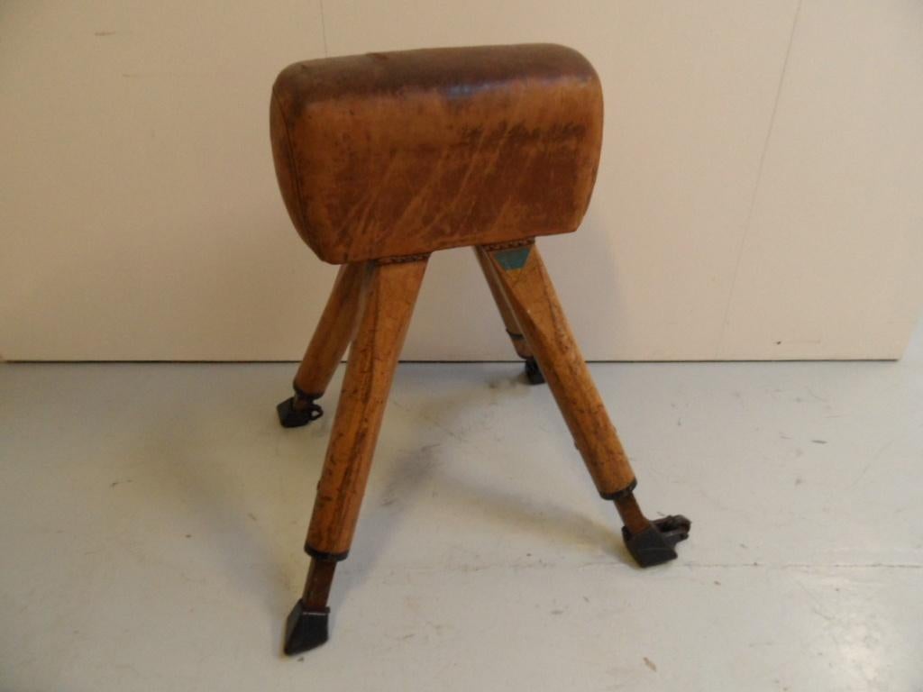 vintage turn toestel  turnbok, Gebruikt, Bruin, Materiaal, Ophalen of Verzenden