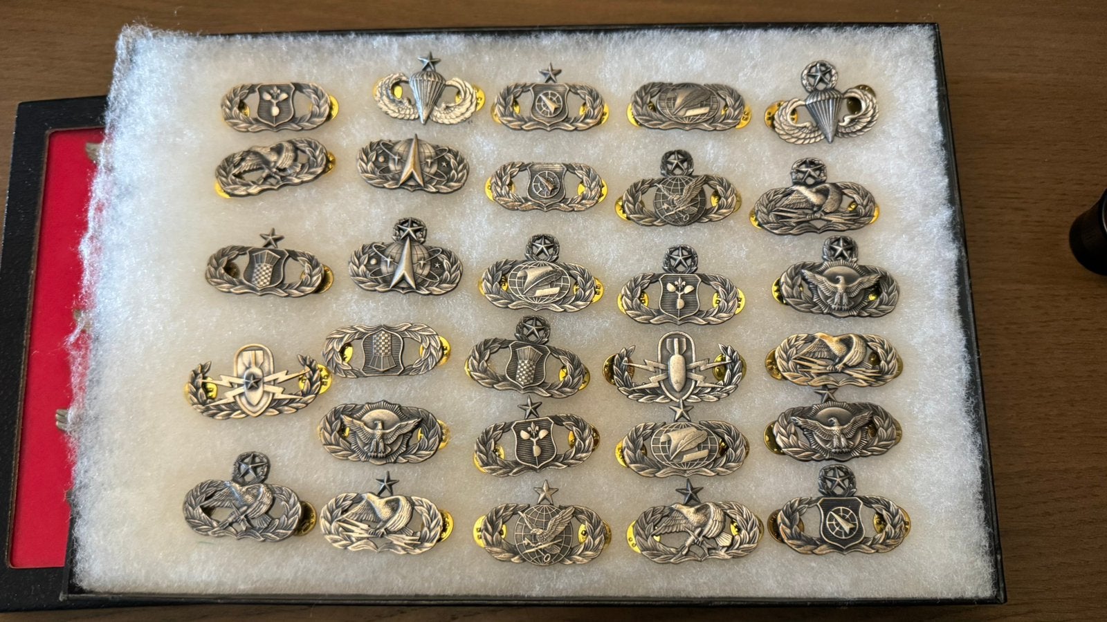 Luchtmacht air force master breast badges pilotenwing, Ophalen of Verzenden, Luchtmacht, Amerika, Embleem of Badge