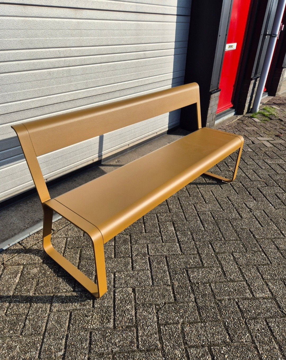 Nieuwe fermob bellevie tuinbank gingerbread, Ophalen of Verzenden, Nieuw, Hout